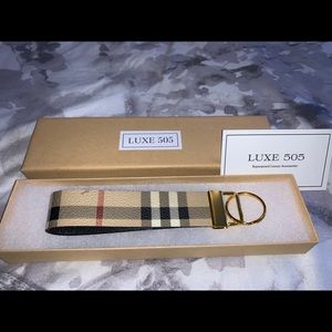 Burberry Key Chain Repurposed